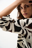 Joseph Ribkoff Tropical Print Boxy Blazer Style 262193