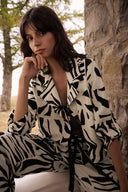 Joseph Ribkoff Tropical Print Boxy Blazer Style 262193