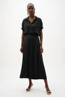 Joseph Ribkoff Pull-On Culotte Pants With Pleats Style 262196