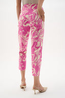 Joseph Ribkoff Floral Print Pull-On Cropped Pants Style 262205