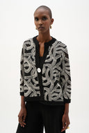 Joseph Ribkoff Abstract Print Swing Jacket Style 262207