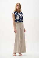 Joseph Ribkoff Abstract Print Fitted Top Style 262216