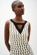 Joseph Ribkoff Geometric Print Sheath Dress Style 262218