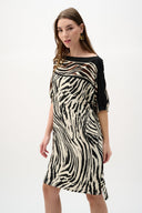 Joseph Ribkoff Animal Print Straight Dress Style 262229