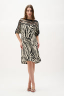 Joseph Ribkoff Animal Print Straight Dress Style 262229