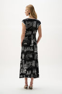 Joseph Ribkoff Conversational Print Fit And Flare Dress Style 262237