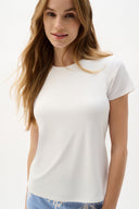 Joseph Ribkoff Silky Knit Fitted T-Shirt Style 262238