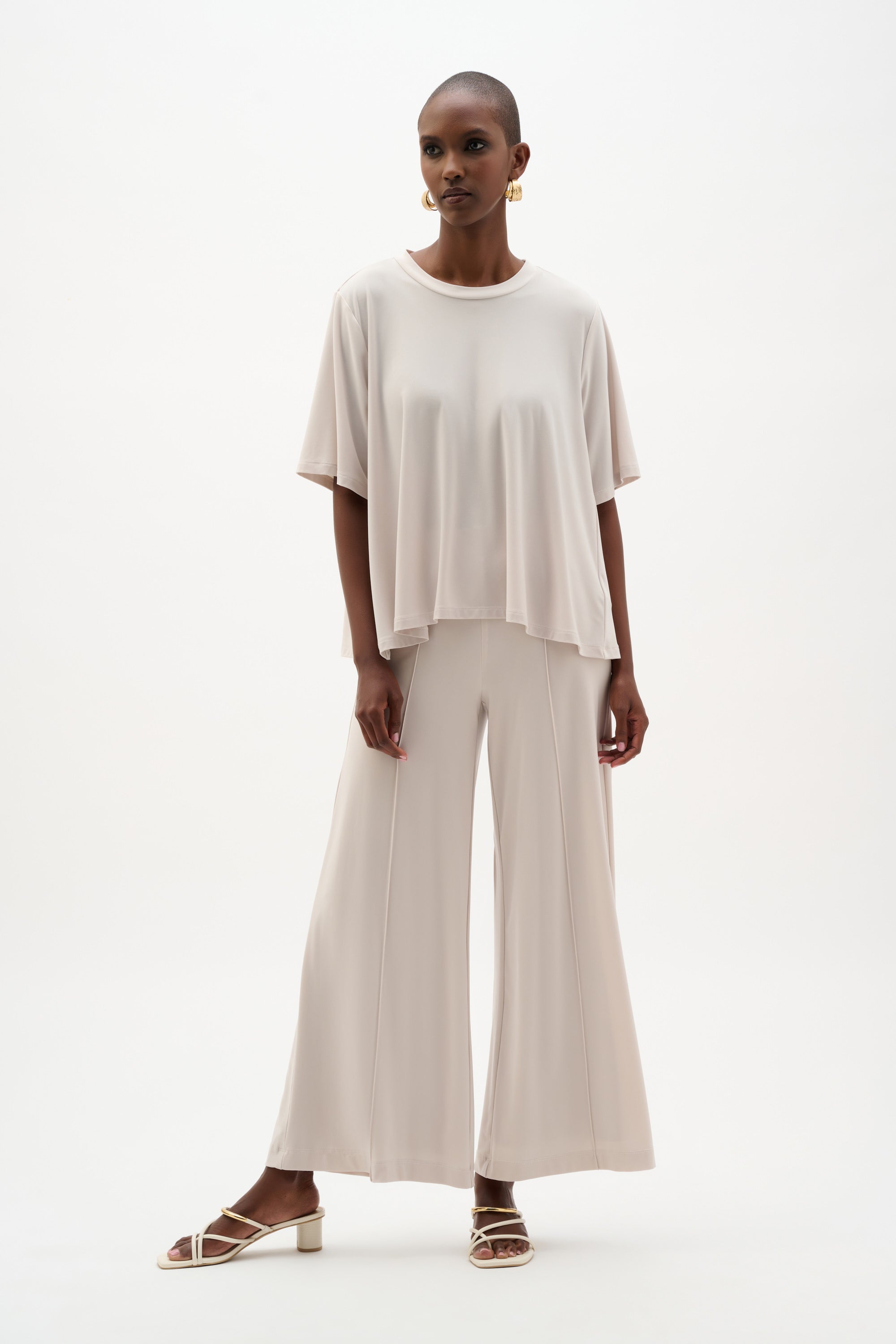 Joseph Ribkoff Silky Knit Wide Leg Pull-On Pants 262254 – Luxetire