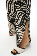 Joseph Ribkoff Abstract Print Wide Leg Pants With Side Slits Style 262257