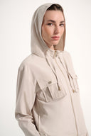 Joseph Ribkoff Hooded Boxy Utility Jacket Style 262621