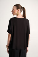 Joseph Ribkoff Boxy Top With Dolman Sleeves Style 262629
