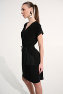 Joseph Ribkoff Silky Knit And Memory Straight Wrap Dress Style 262630