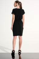 Joseph Ribkoff Silky Knit And Memory Straight Wrap Dress Style 262630