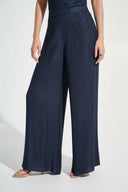 Joseph Ribkoff Crinkle Jacquard Pull-On Wide Leg Pants Style 262704