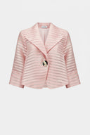Joseph Ribkoff Shadow Stripe Swing Jacket With Lapel Style 262707