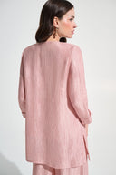 Joseph Ribkoff Crinkle Jacquard Straight Cover-Up Style 262720