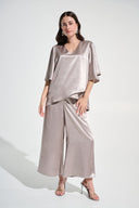Joseph Ribkoff V-neck Jewel Embellished Blouse Style 262722