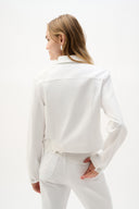 Joseph Ribkoff Denim Jacket With Lace Embroidery Style 262916