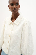 Joseph Ribkoff Cotton Twill Jacket With Balloon Sleeves Style 262919