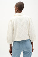 Joseph Ribkoff Cotton Twill Jacket With Balloon Sleeves Style 262919