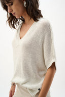 Joseph Ribkoff Sweater Knit Relaxed Top Style 262925