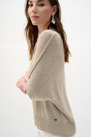 Joseph Ribkoff Sweater Knit Relaxed Top Style 262925