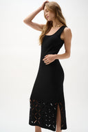 Joseph Ribkoff Viscose Sweater Knit Sleeveless Dress Style 262930