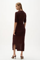 Joseph Ribkoff Viscose Sweater Knit Straight Dress Style 262931