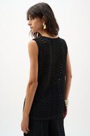 Joseph Ribkoff Chevron Stitch Relaxed Tunic Top Style 262932