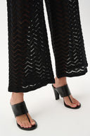 Joseph Ribkoff Knit Chevron Stitch Culotte Pants Style 262933
