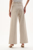Joseph Ribkoff Denim Wide Leg Jeans With Rhinestones Style 262940
