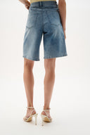Joseph Ribkoff Repreve® Denim Straight Jean Shorts Style 262941
