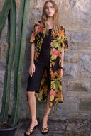 Joseph Ribkoff Tropical Print Straight Blouse Style 262949