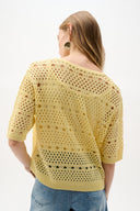 Joseph Ribkoff Sweater Knit Open-Stitch Cardigan Style 262955