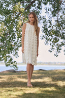 Joseph Ribkoff Sweater Knit Sleeveless A-Line Dress Style 262961