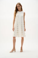 Joseph Ribkoff Sweater Knit Sleeveless A-Line Dress Style 262961