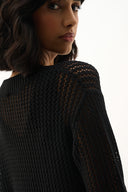 Joseph Ribkoff Acrylic Blend Open Stitch Sweater Style 262976