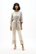 Joseph Ribkoff Foiled Linen Versatile Jacket Style 262979