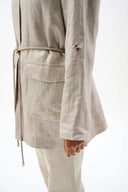 Joseph Ribkoff Foiled Linen Versatile Jacket Style 262979