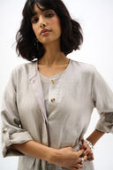 Joseph Ribkoff Foiled Linen Versatile Jacket Style 262979