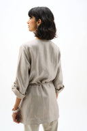 Joseph Ribkoff Foiled Linen Versatile Jacket Style 262979