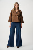 Joseph Ribkoff Faux Suede Boxy Jacket Style 263000