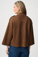 Joseph Ribkoff Faux Suede Boxy Jacket Style 263000