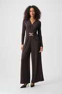 Joseph Ribkoff Wide-Leg Wrap Jumpsuit Style 263005