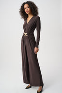Joseph Ribkoff Wide-Leg Wrap Jumpsuit Style 263005
