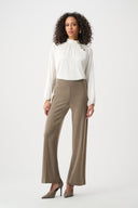 Joseph Ribkoff Satin Stand-Collar Top Style 263020