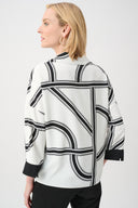 Joseph Ribkoff Geometric Boxy Top Style 263021