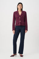 Joseph Ribkoff Bouclé Notched Collar Blazer Style 263033