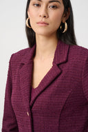 Joseph Ribkoff Bouclé Notched Collar Blazer Style 263033