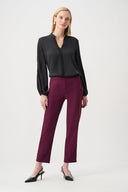 Joseph Ribkoff Jacquard Slim Fit Pull-On Pants Style 263042
